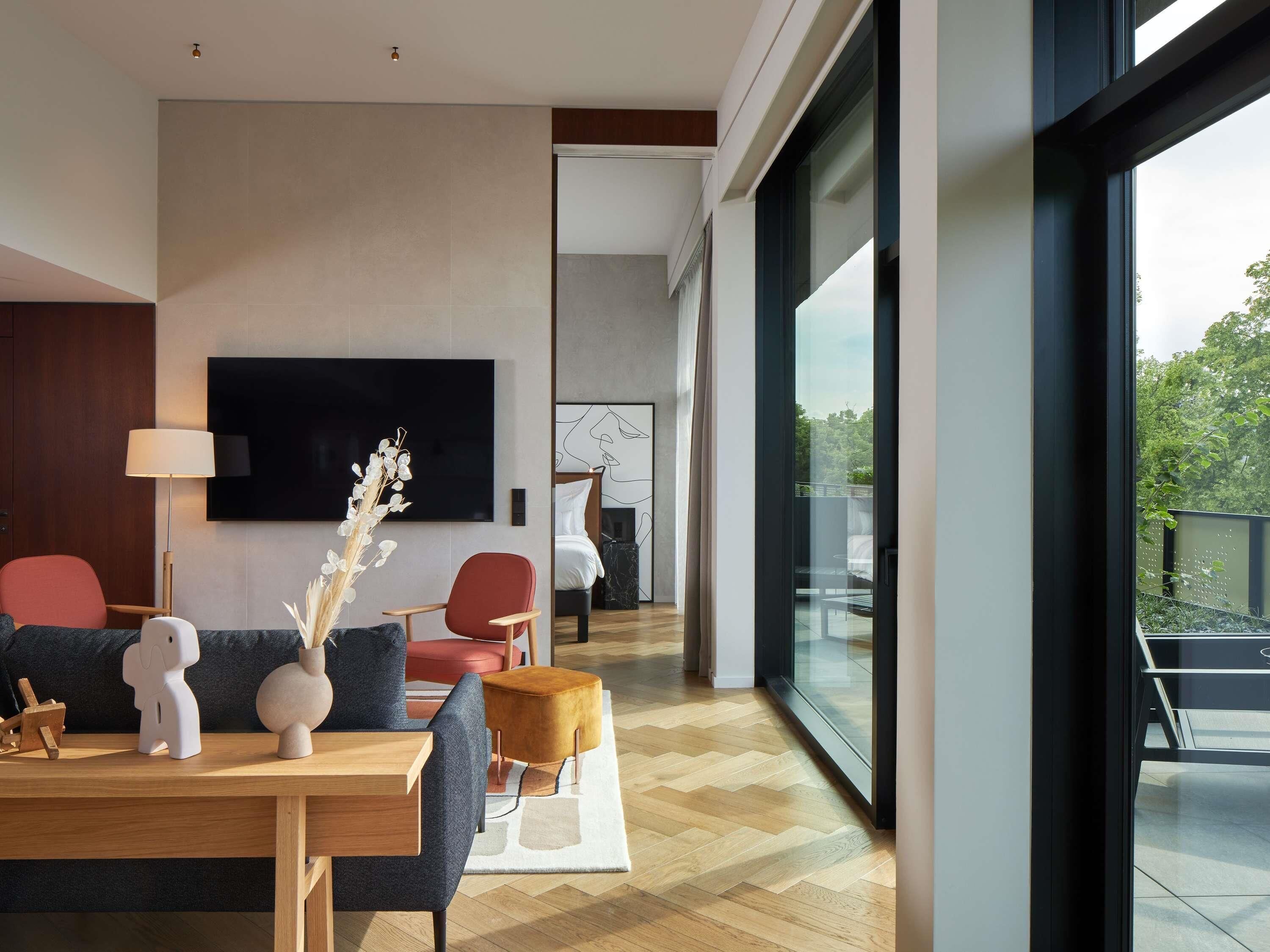 Executive Suite, 2 Bedrooms, Terrace | Premium bedding, minibar, in-room safe, desk
