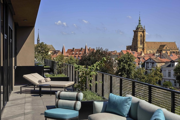 Cobertura, 3 quartos, cozinha | Roupas de cama premium, frigobar, cofres nos quartos, escrivaninha