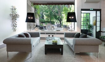 Sala de estar en el lobby