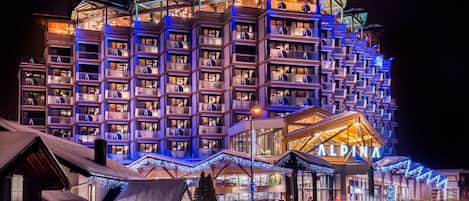 Front of property - evening/night