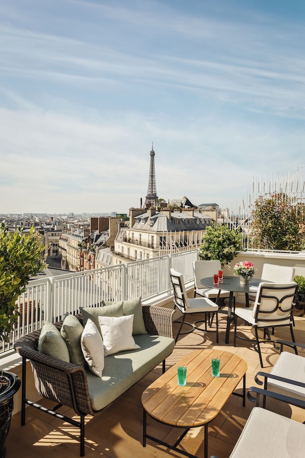 Uitzicht vanuit accommodatie