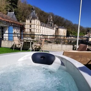Room, Terrace (Moulin de l'Abbaye) | 1 bedroom, minibar, in-room safe, individually furnished