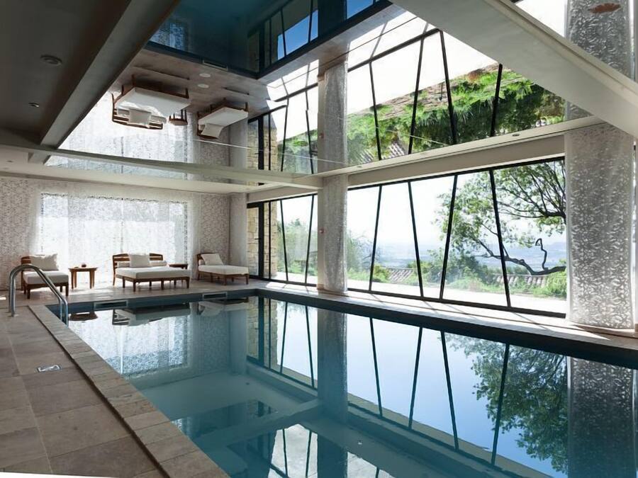 Área de tratamiento exterior, sauna y baño turco o hammam