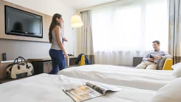 Literie de qualité supérieure, minibar, coffres-forts dans les chambres