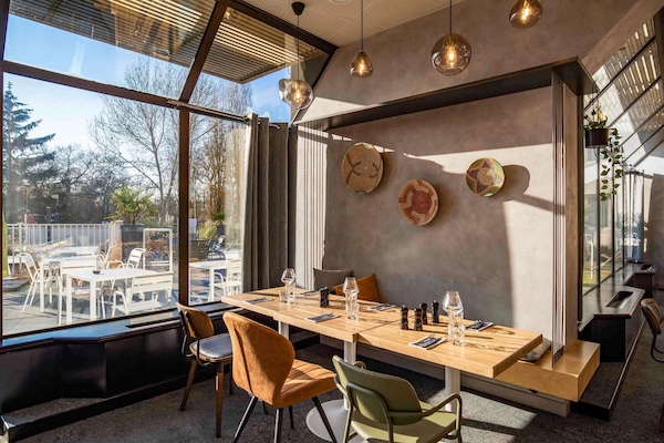 Breakfast, lunch, dinner served; French cuisine, pool views