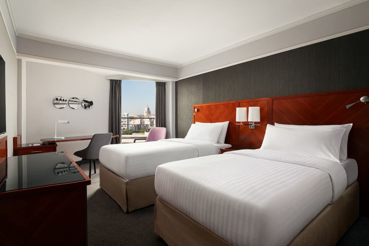 Literie de qualité supérieure, couette en duvet d'oie, minibar