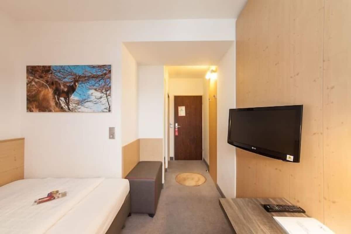 1 camera, biancheria da letto ipoallergenica, una cassaforte in camera