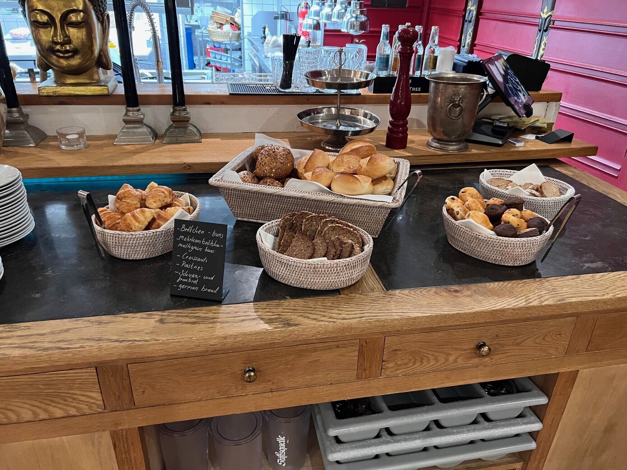 daily buffet breakfast (eur 20.00 per person)