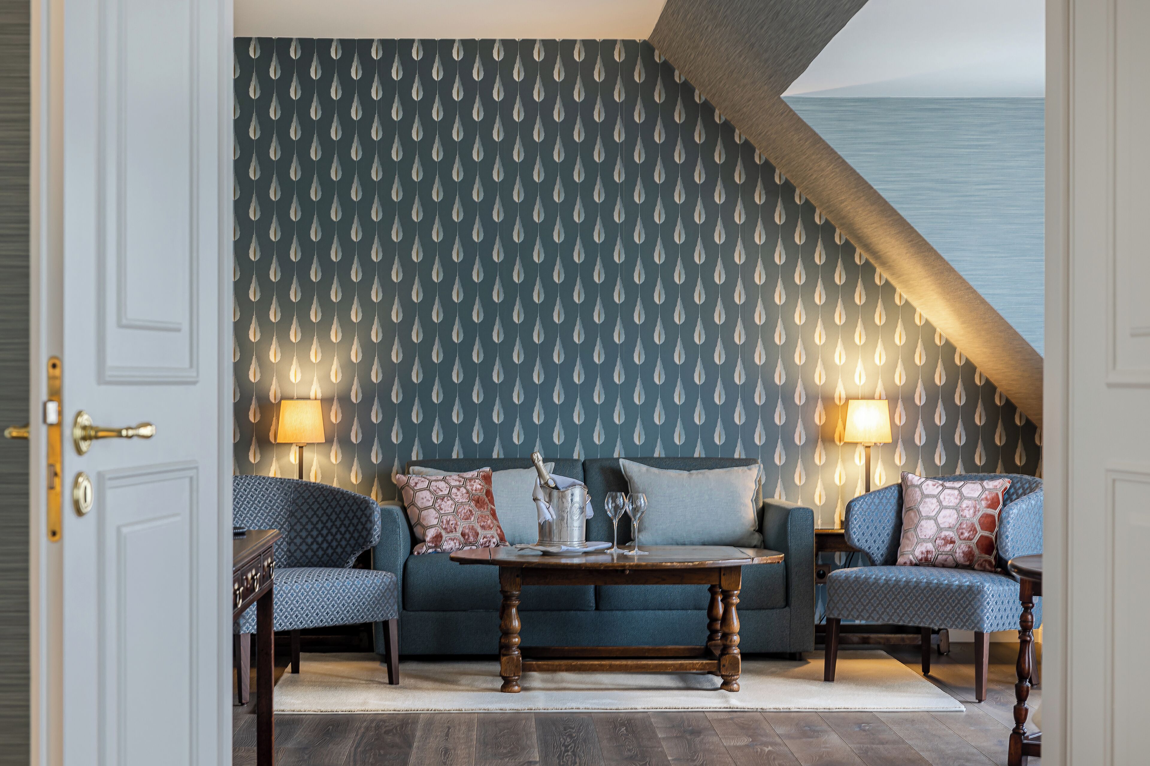 suite | premium bedding, down duvets, minibar, in-room safe