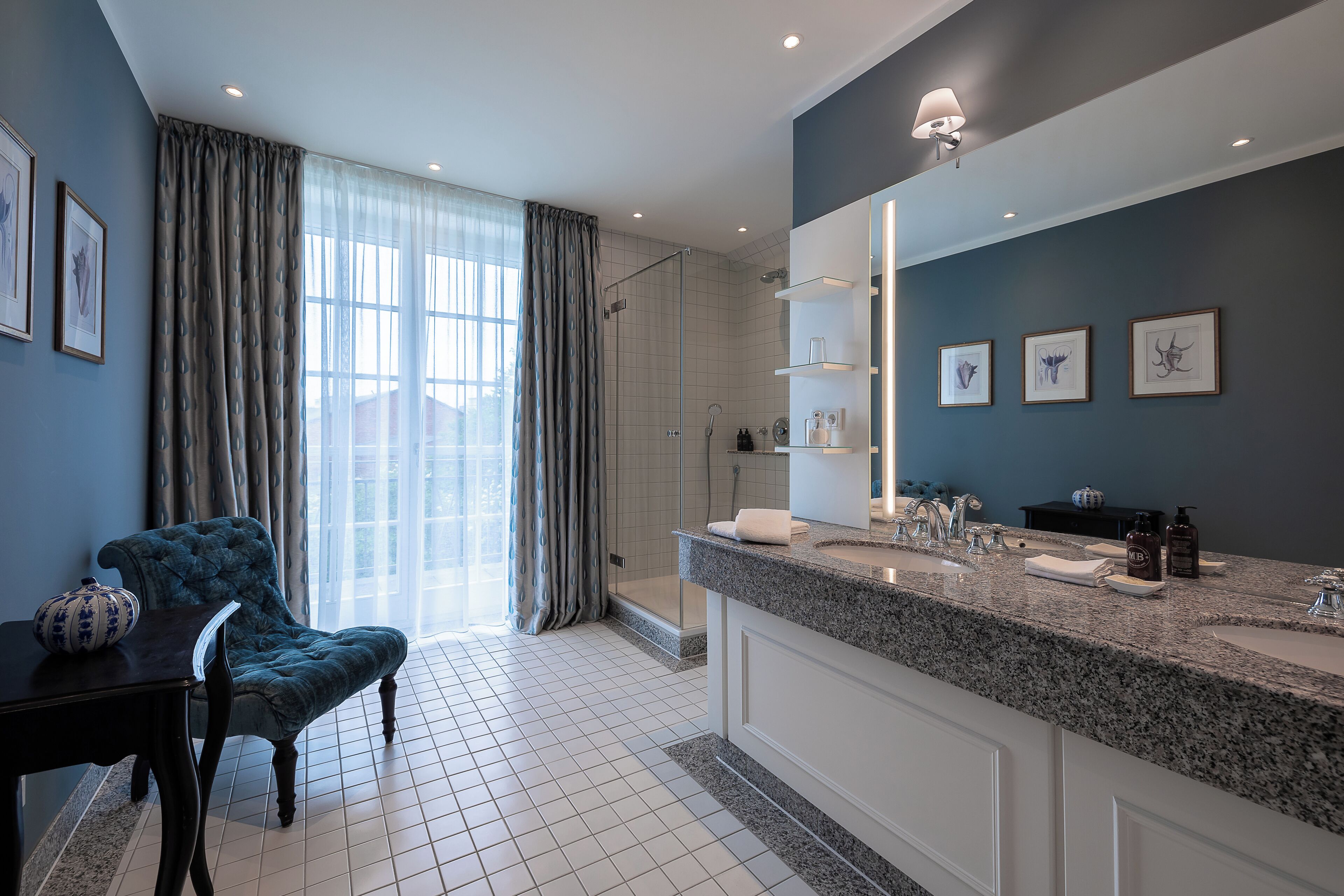 suite | bathroom | deep-soaking bathtub, free toiletries, hair dryer, bathrobes