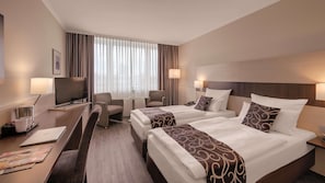 Premium bedding, minibar, in-room safe, laptop workspace - Best Western Hotel Darmstadt Mitte (Darmstadt)