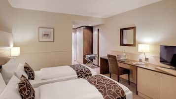 Premium bedding, minibar, in-room safe, laptop workspace