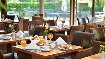 Daily buffet breakfast (EUR 24 per person)