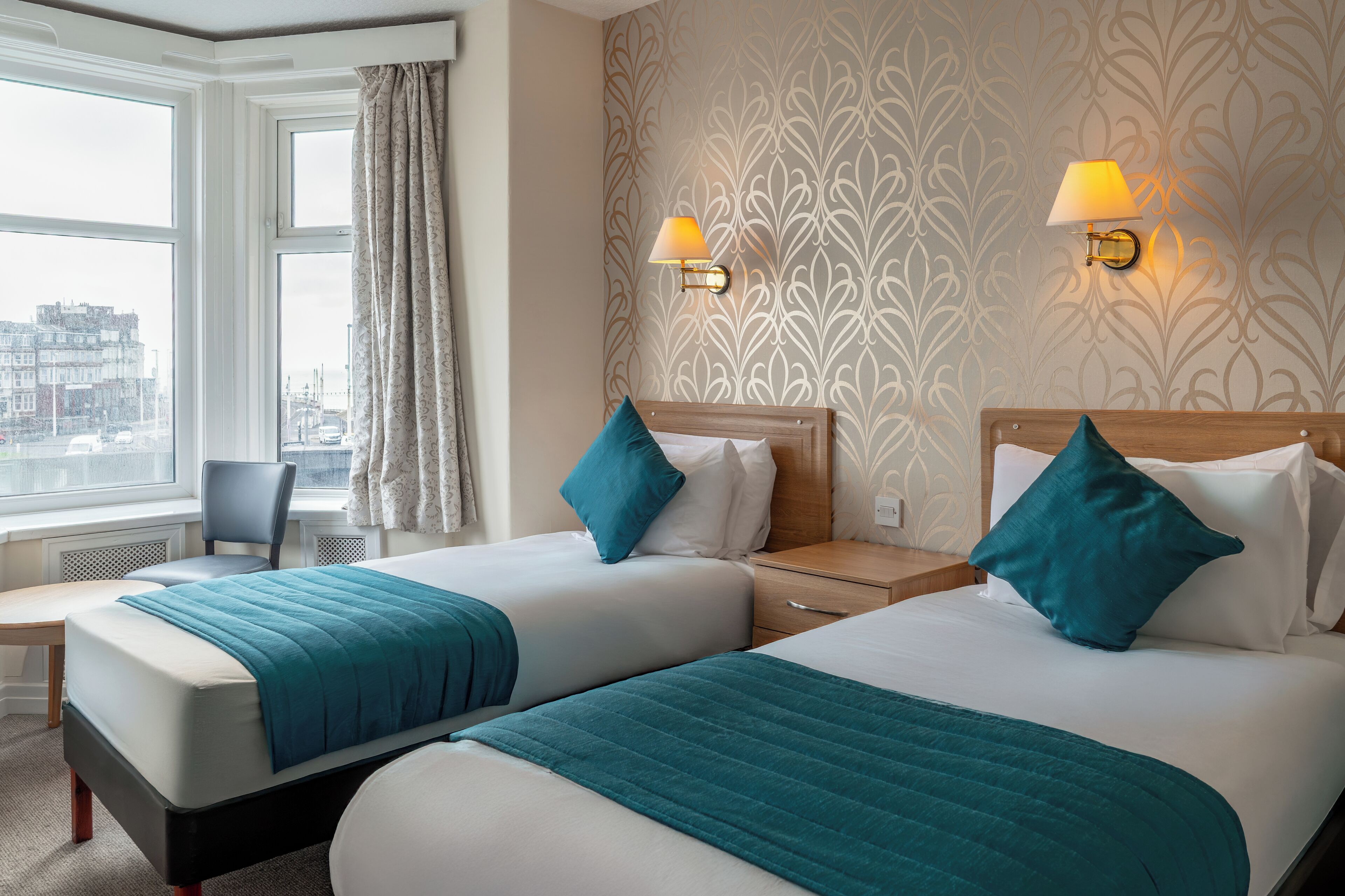 Twin Room, Sea View | In-room safe, desk, iron/ironing board, free WiFi