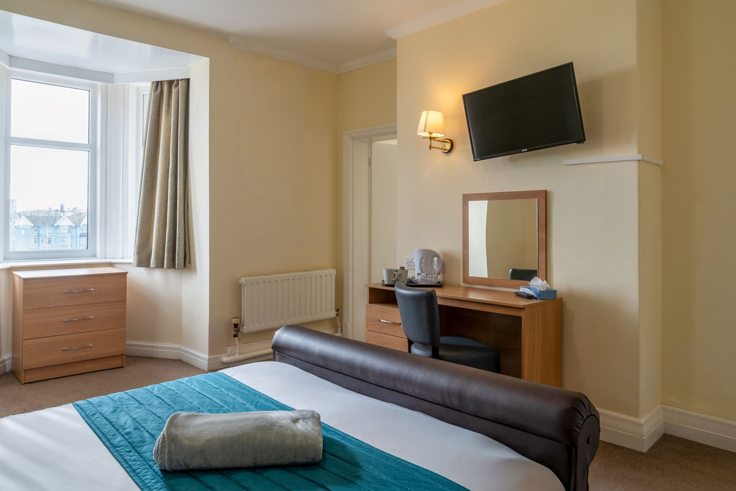In-room safe, desk, iron/ironing board (on request), WiFi (free)