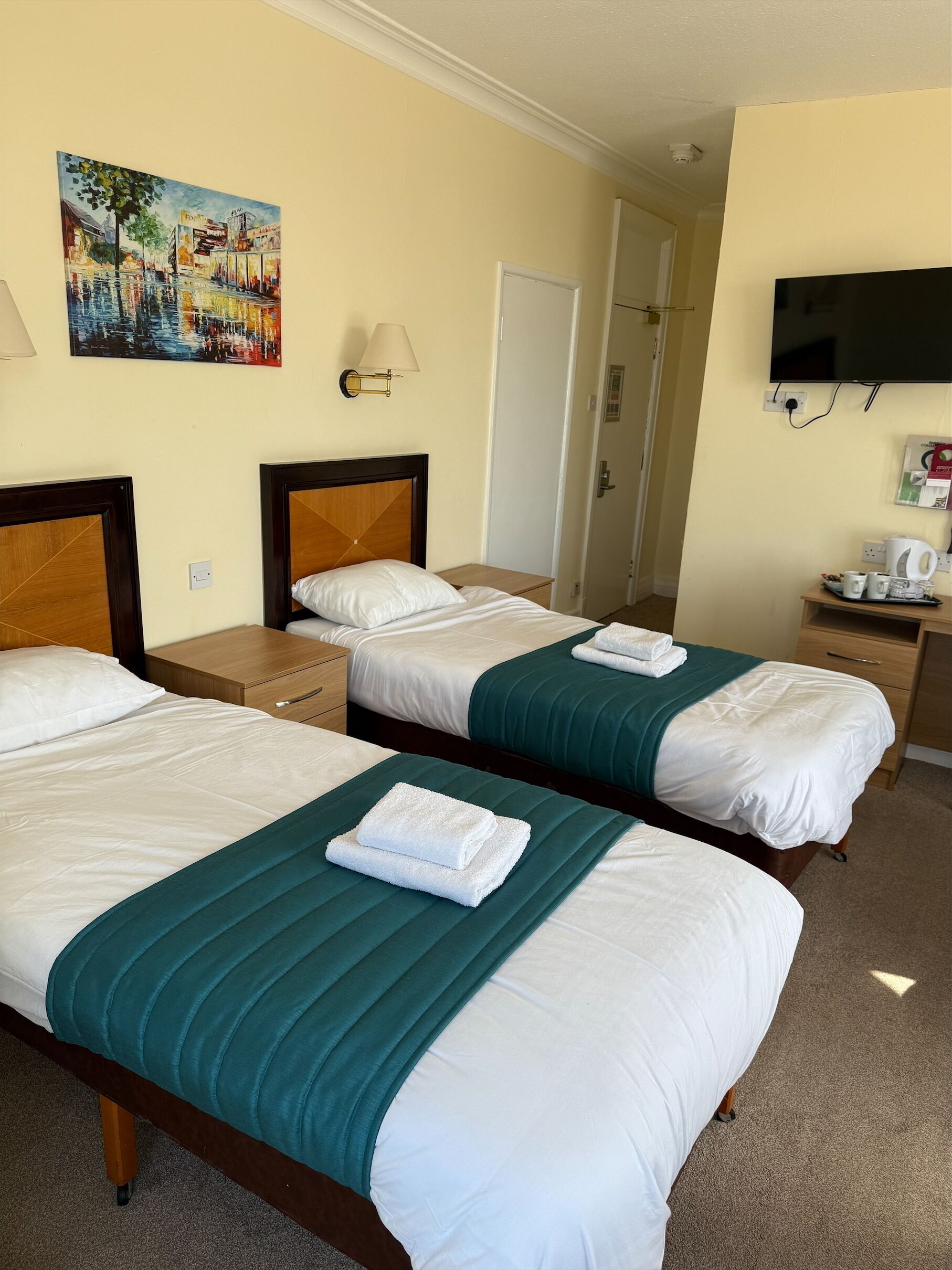 In-room safe, desk, iron/ironing board (on request), WiFi (free)