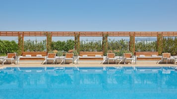 Indoor pool, seasonal outdoor pool