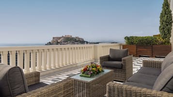 Executive Acropolis Suite, 1 Bedroom Suite, 1 King, Acropolis view, High floor | View from room