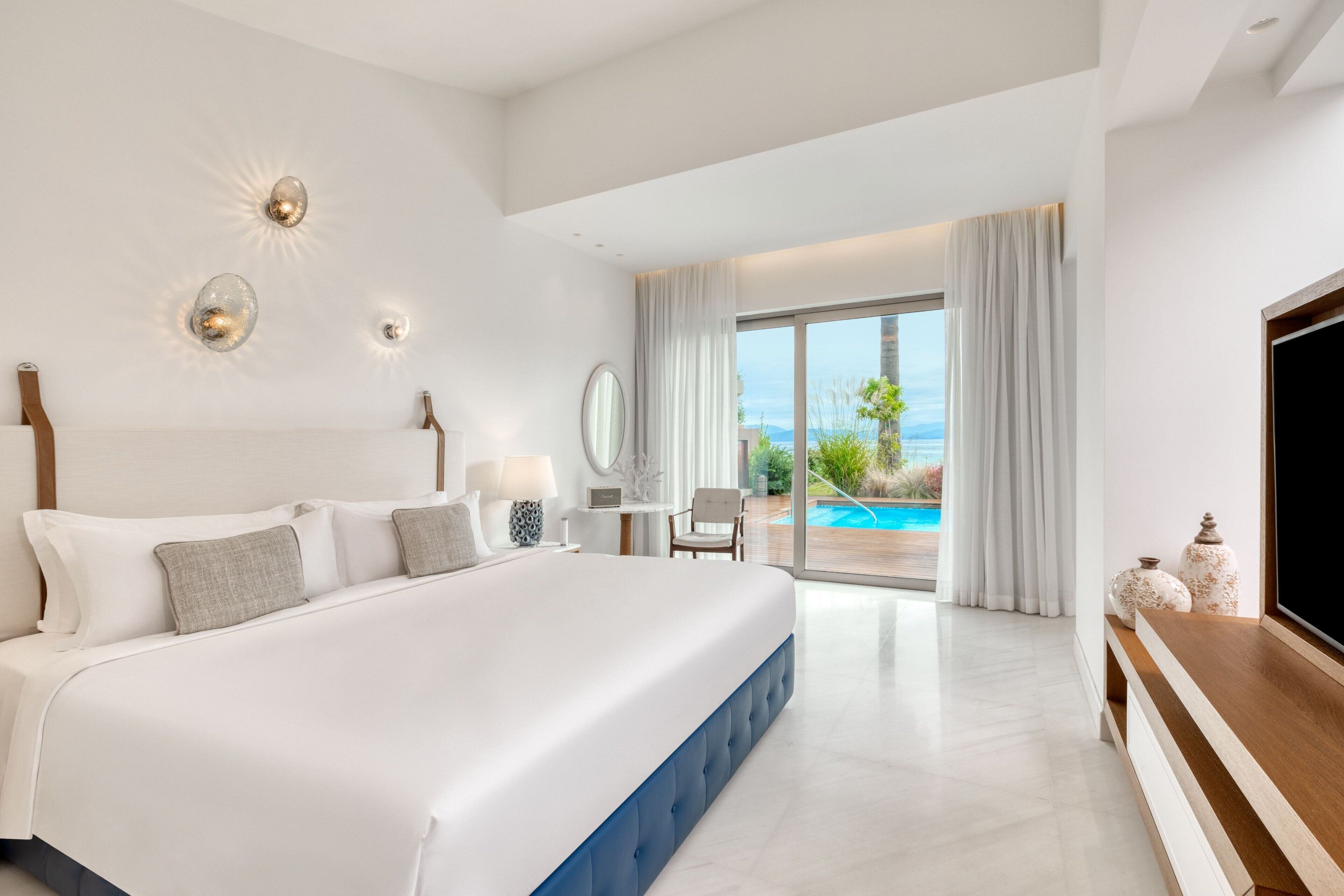 Suite, 1 Bedroom, Private Pool (Pavilion Suite Waterfront with private pool) | 1 bedroom, premium bedding, down comforters, minibar