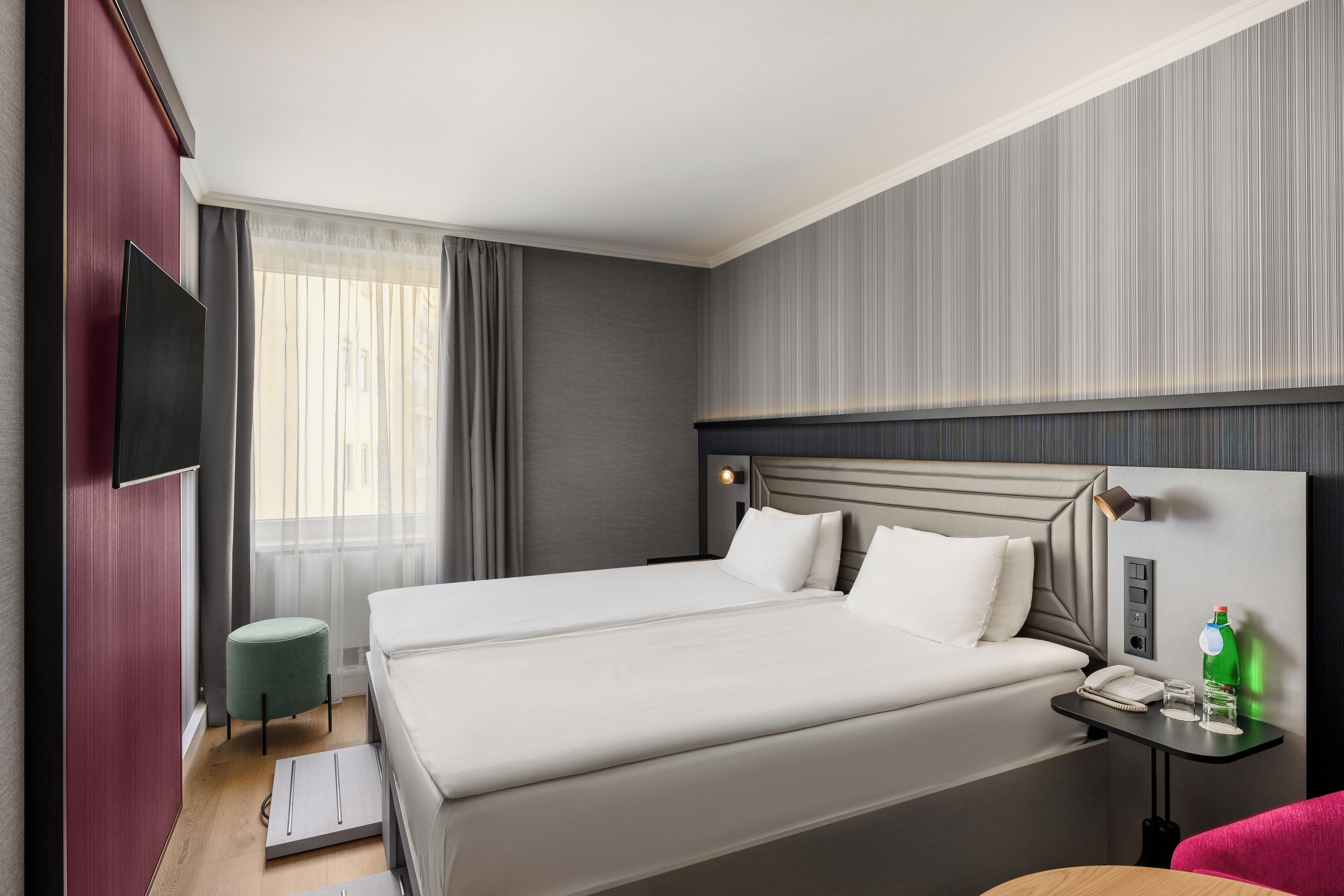 In-room safe, blackout curtains, soundproofing, free WiFi