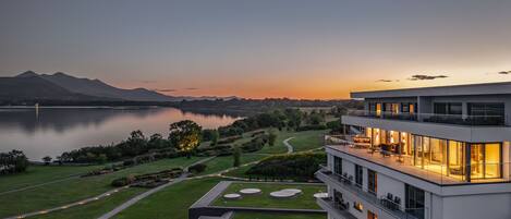 Front of property – evening/night