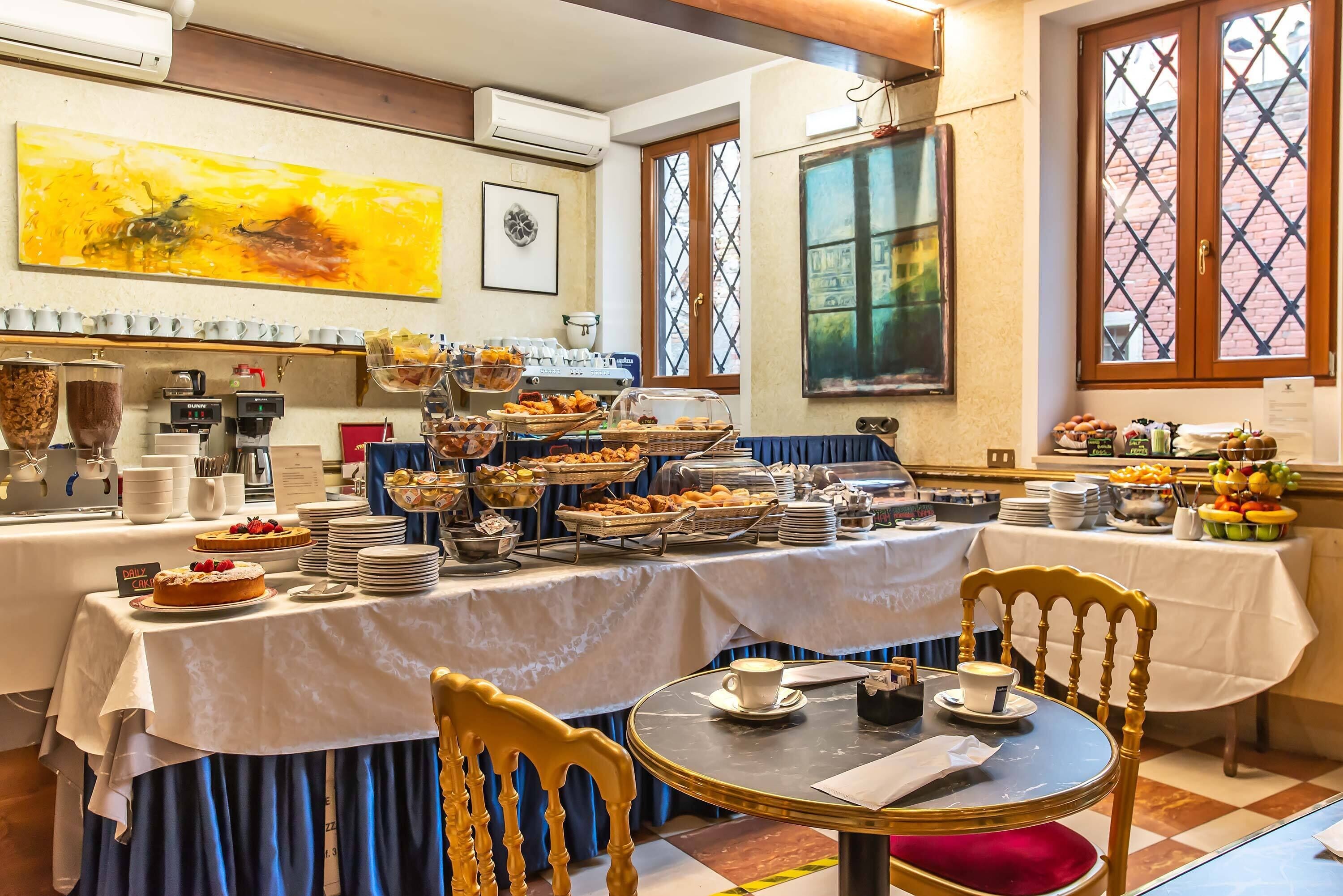 daily continental breakfast (eur 15 per person)