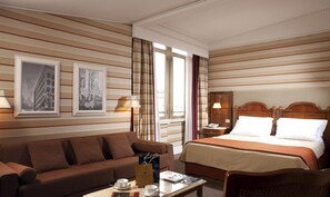 Premium bedding, minibar, in-room safe, soundproofing