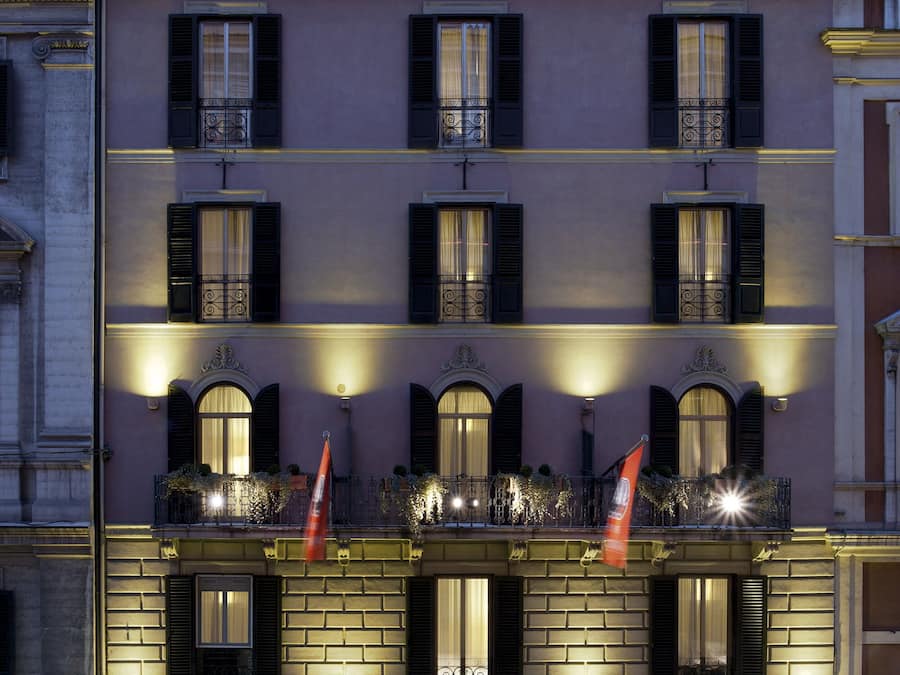 Front of property - evening/night