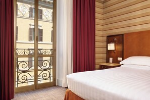 Superior Double Room | Premium bedding, minibar, in-room safe, soundproofing - Mascagni Hotel (Rome)