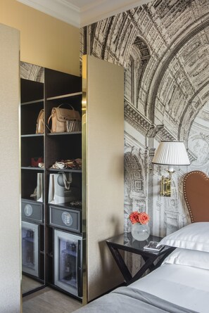Premium bedding, minibar, in-room safe, desk