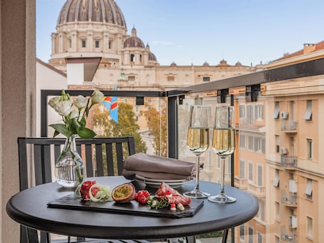 Phòng đôi hoặc 2 giường đơn Deluxe, ban công | Ban công