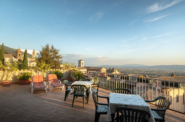 Terrasse sur le toit