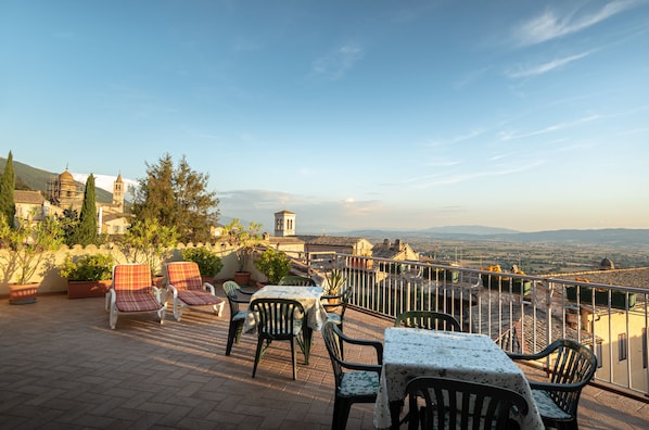 Terrasse sur le toit