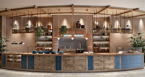 Tägliches Frühstücksbuffet (10 EUR pro Person)