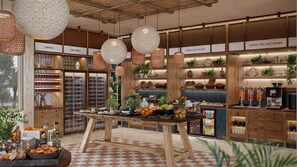 Dagelijks ontbijtbuffet (EUR 10 per persoon)