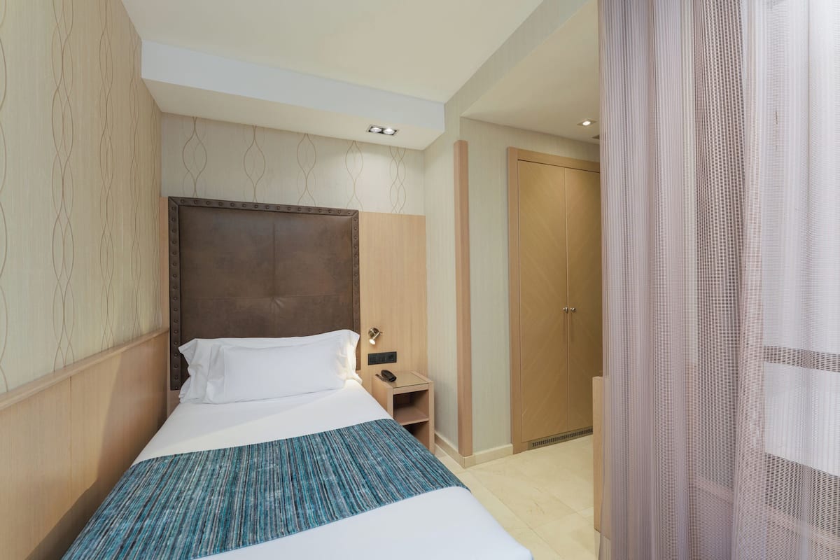 Eenpersoonskamer | 1 slaapkamer, donzen dekbedden, een minibar, een kluis op de kamer