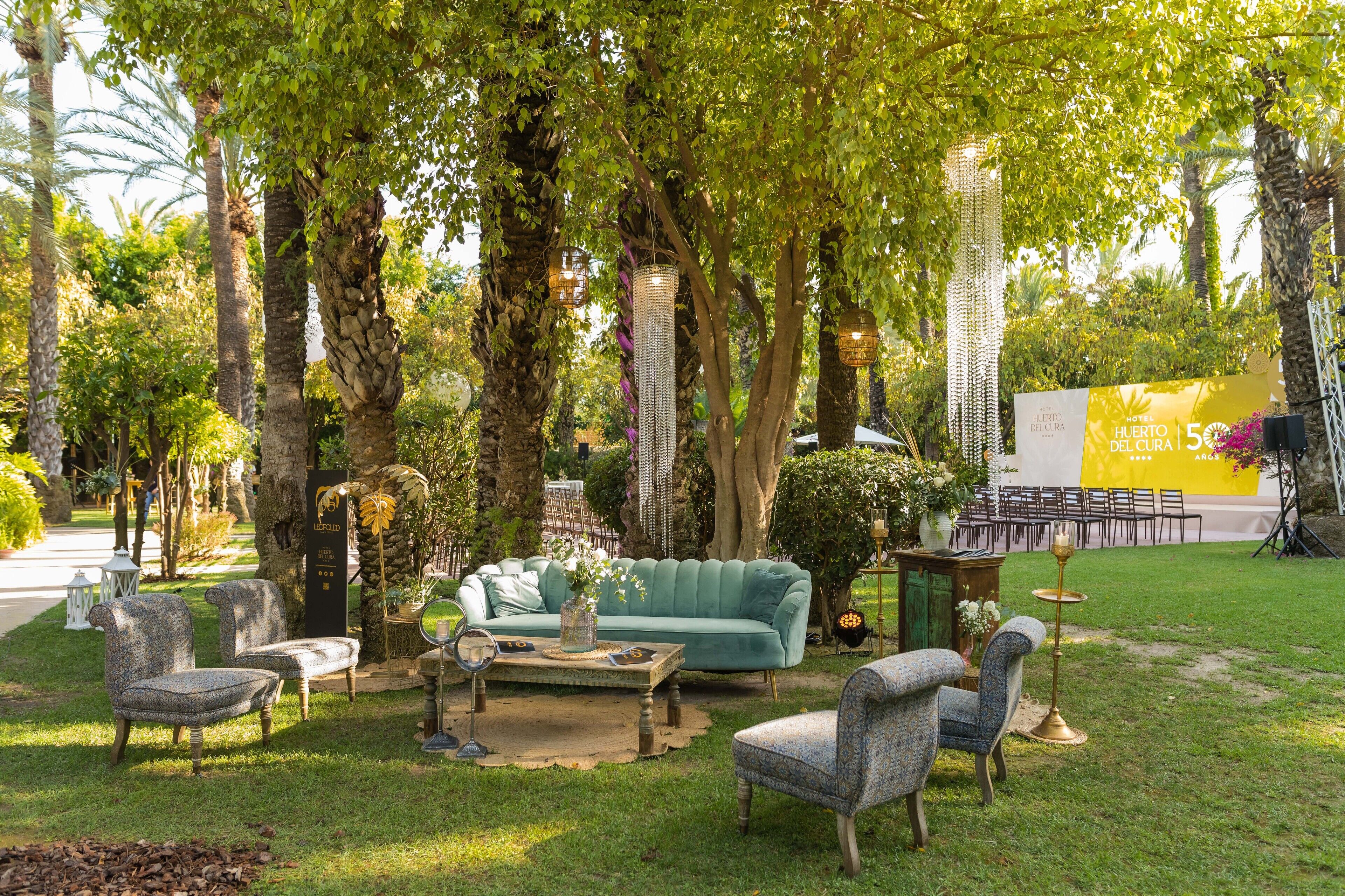 Área de bodas al aire libre