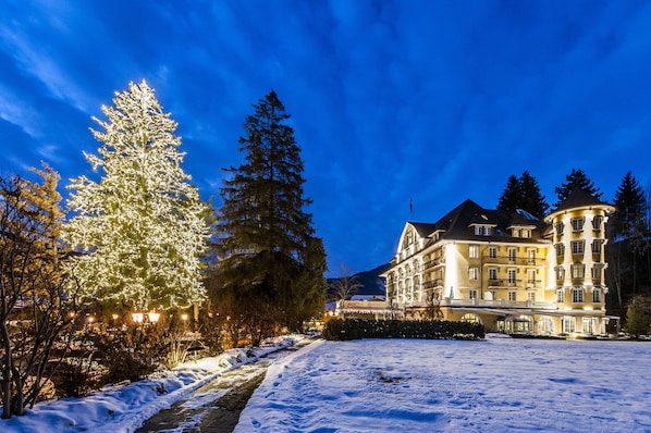 Front of property – evening/night