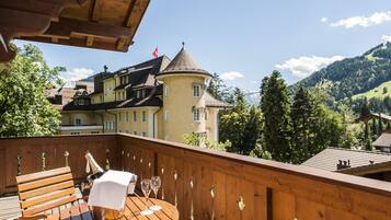 Uitzicht vanaf balkon