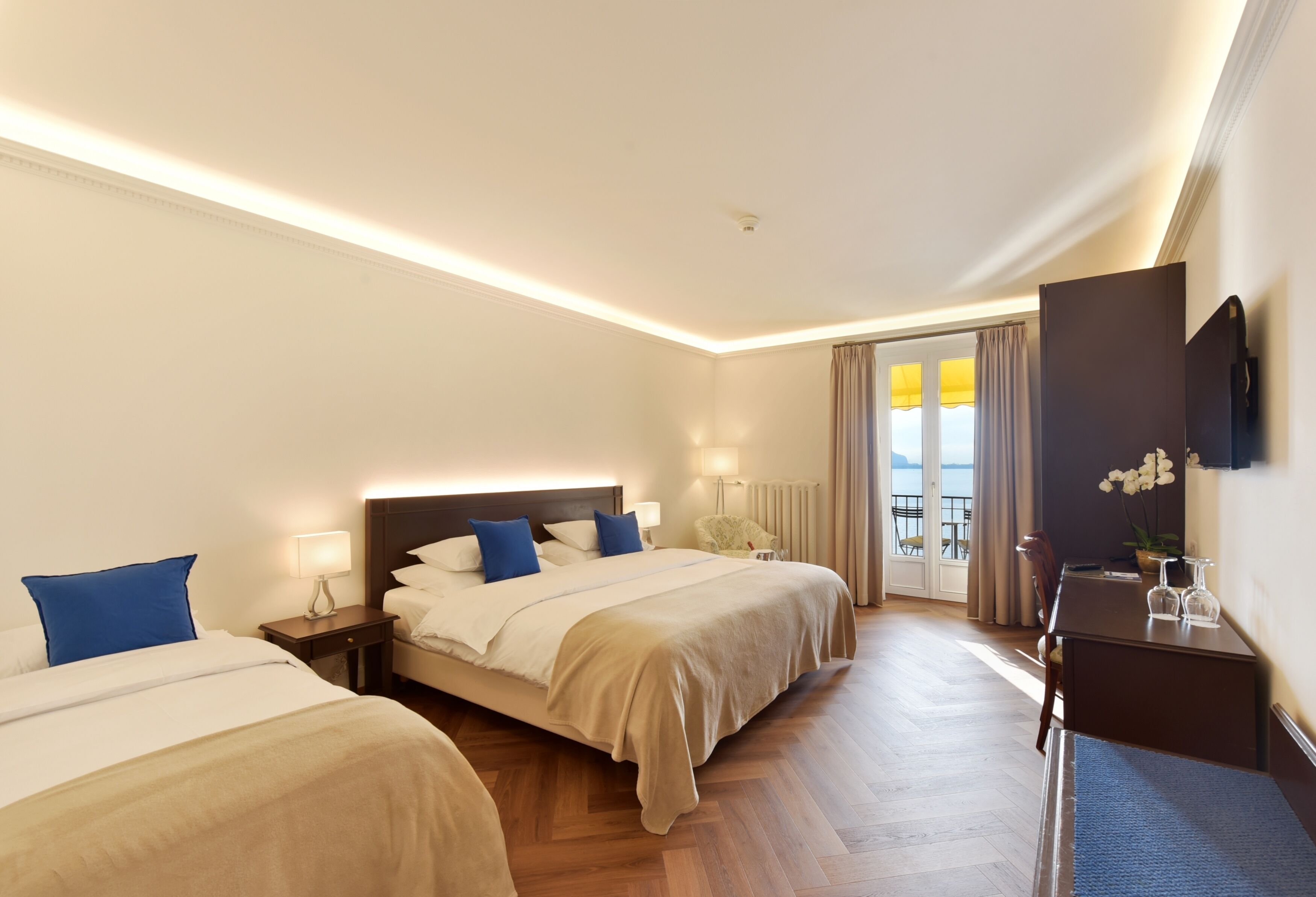 superior triple room, lake view | view from room