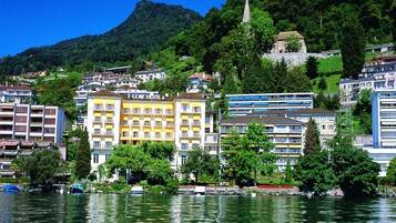 Overnatningsstedets facade