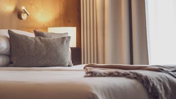 Premium bedding, minibar, in-room safe, desk