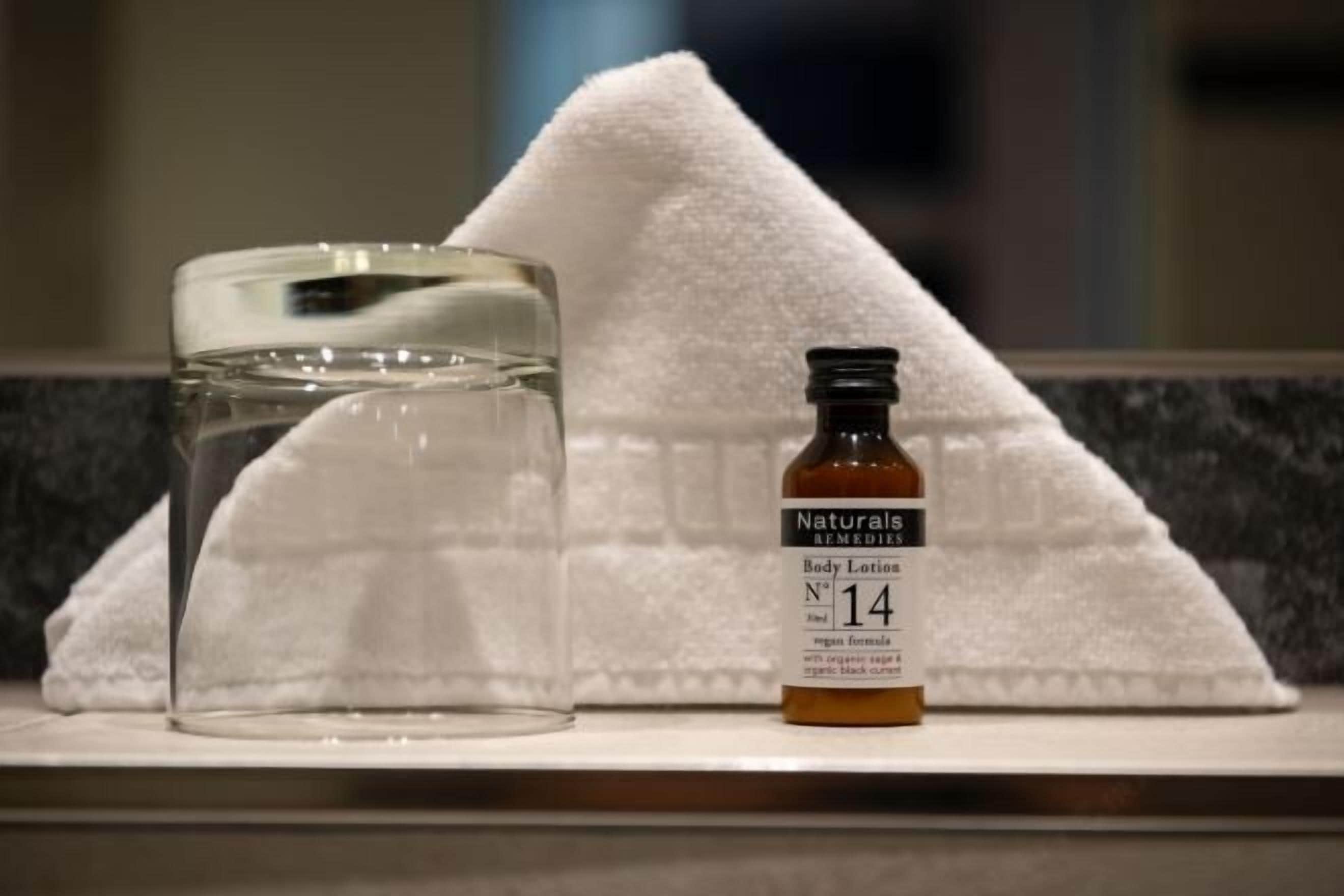 Hair dryer, bathrobes, towels