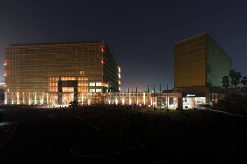 Fassade der Unterkunft