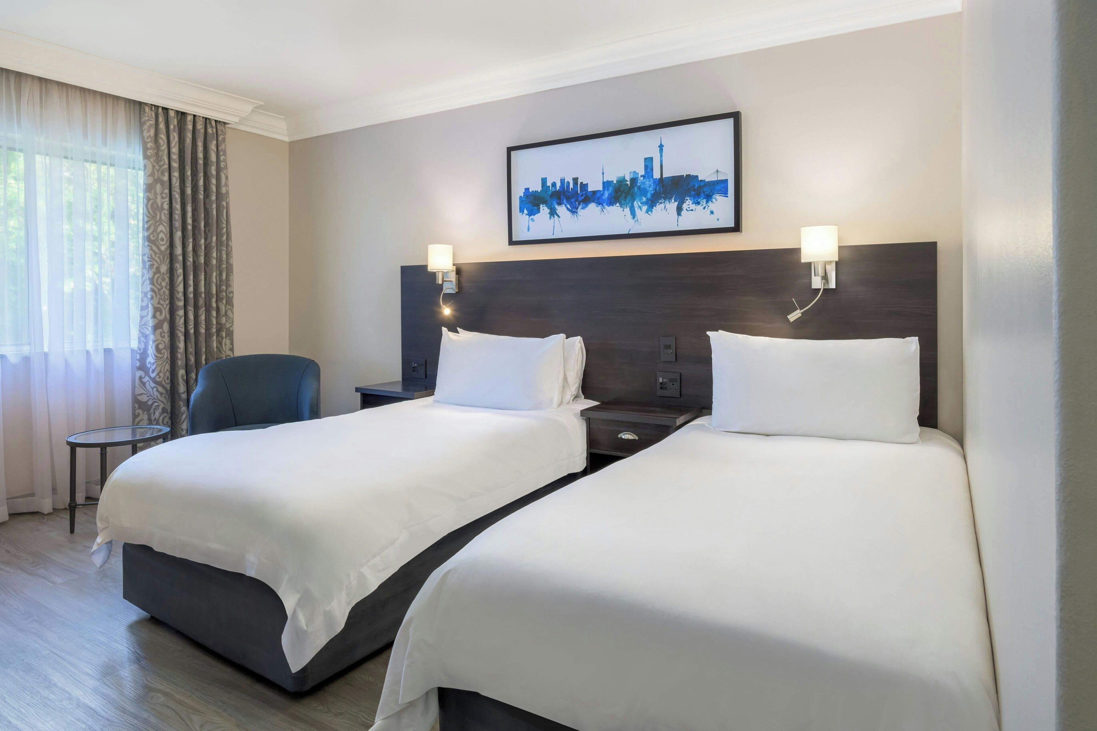 Down comforters, in-room safe, desk, laptop workspace