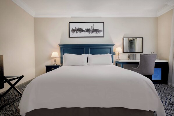 Down comforters, in-room safe, desk, laptop workspace