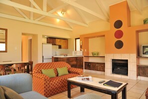 Smart TV 34 pulgadas con canales de televisión vía satélite, chimenea