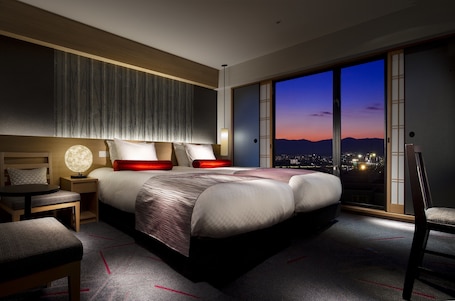 Down comforters, in-room safe, desk, soundproofing. RIHGA Royal Hotel Kyoto