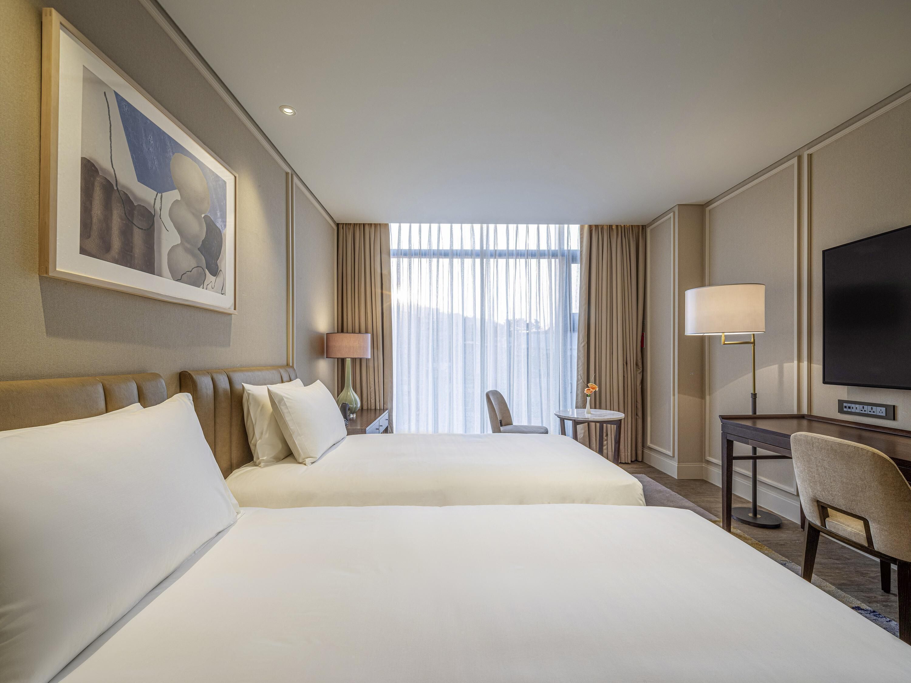 Superior kamer, 2 eenpersoonsbedden | Luxe beddengoed, een kluis op de kamer, individueel gedecoreerd