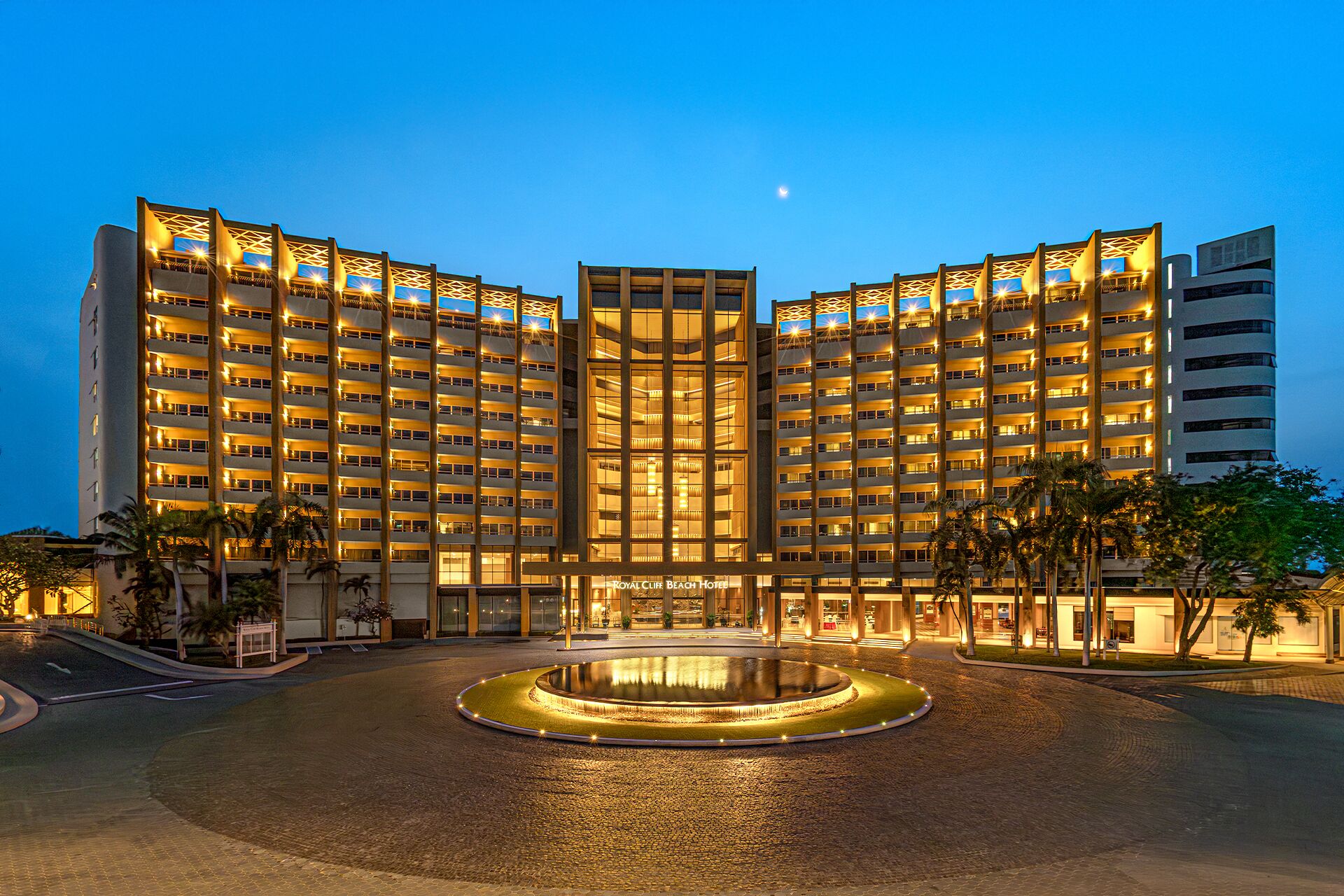 front of property – evening/night